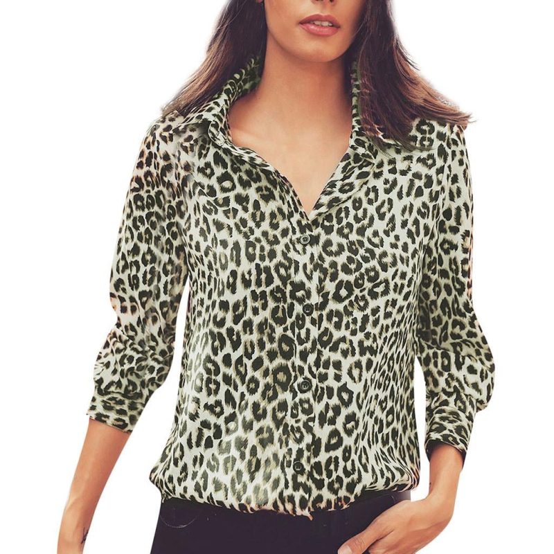 Chemise Imprimé Leopard Femme | Leopard Plus
