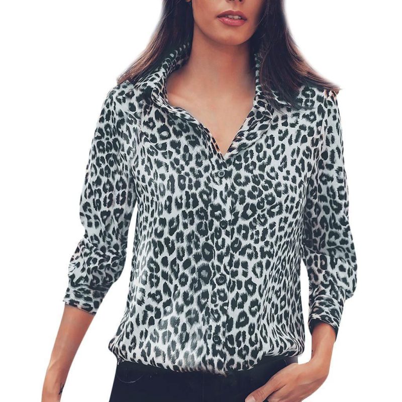 Chemise Imprimé Leopard Femme | Leopard Plus
